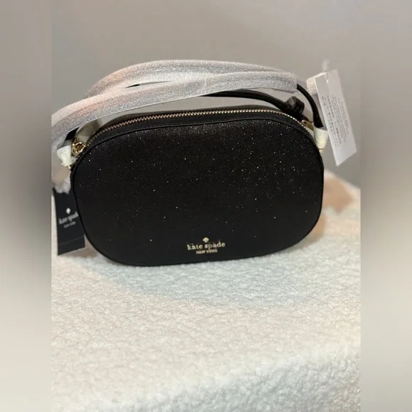 NWT Kate Spade New York glimmer oval camera bag - Picture 8 of 14